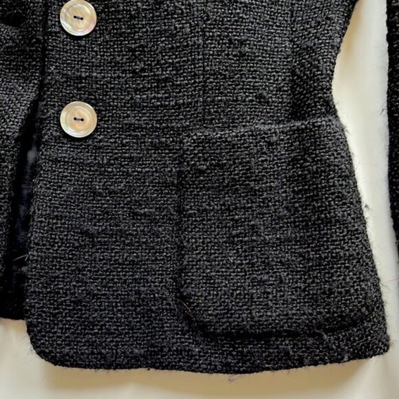 Banana Republic Vintage Wool Boucle Tweed Classic Lady Blazer Jacket - Picture 6 of 8